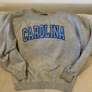 Champs Gray and Blue Crewneck Sweater